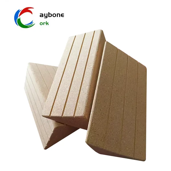 High Density Cork Triangulaar Yoga Block